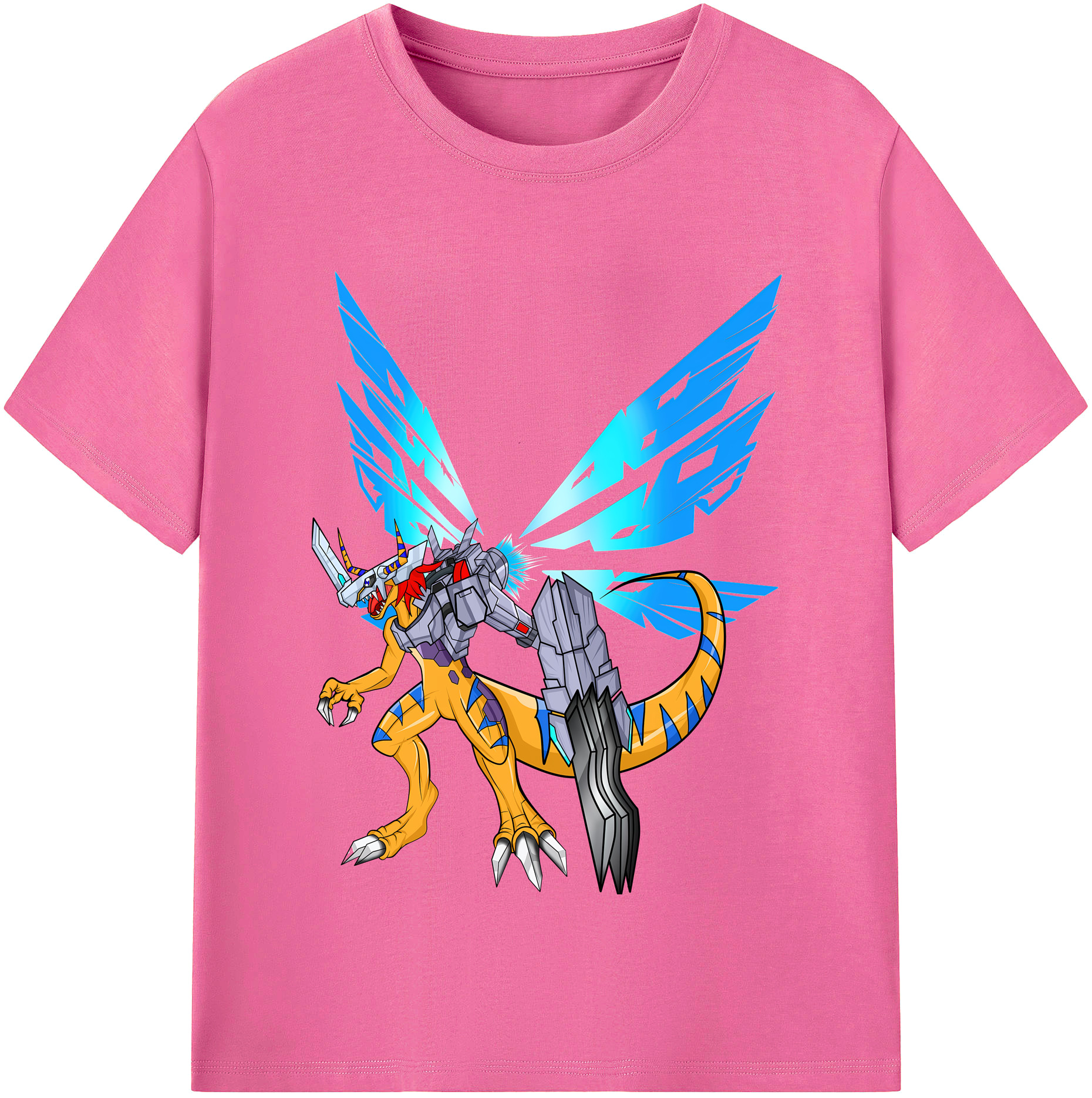 （画像用） Digimon デジタルモンスター/デジモン レディースカジュアルプリントTシャツ（綿100％）